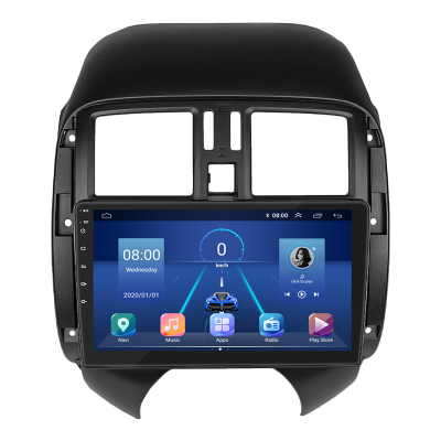 Штатная магнитола Lesko для Nissan Versa II 2012-2014 экран 9" 4/64Gb 4G Wi-Fi GPS Top