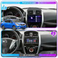 Штатная магнитола Lesko для Nissan Versa II Рестайлинг 2014-2019 экран 9" 2/32Gb 4G Wi-Fi GPS Top