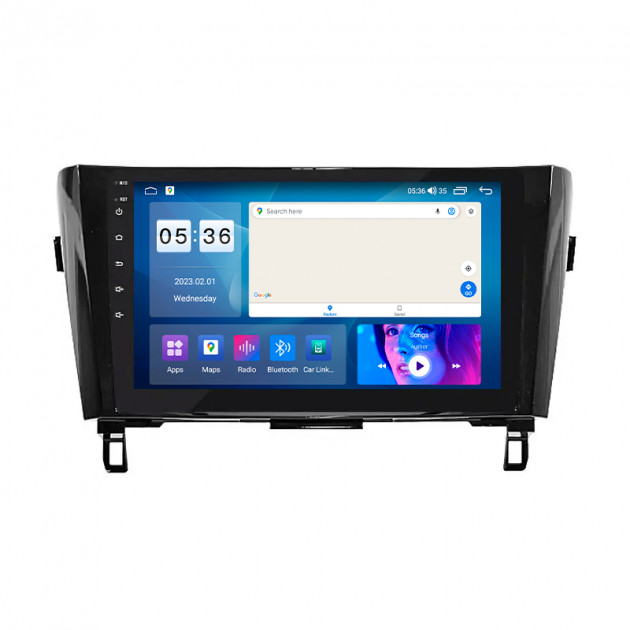 Штатная магнитола Lesko для Nissan X-Trail III 2013-2019 экран 10" 4/64Gb CarPlay 4G Wi-Fi GPS Prime
