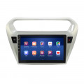 Штатная магнитола Lesko для Citroen C-Elysee I Рестайлинг 2016-н.в. экран 9" 2/32Gb 4G Wi-Fi GPS Top