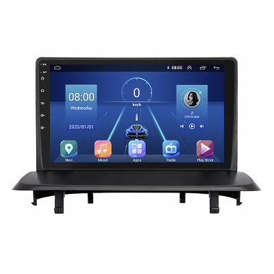 Штатная магнитола Lesko для Peugeot 3008 I ver. 2 2009-2016 экран 9" 4/32Gb 4G Wi-Fi GPS Top