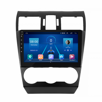 Штатная магнитола Lesko для Subaru Forester IV Рестайлинг 2015-2016 экран 9" 2/32Gb 4G Wi-Fi GPS Top