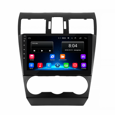 Штатная магнитола Lesko для Subaru Forester IV Рестайлинг 2015-2016 экран 9" 2/32Gb Wi-Fi GPS Base