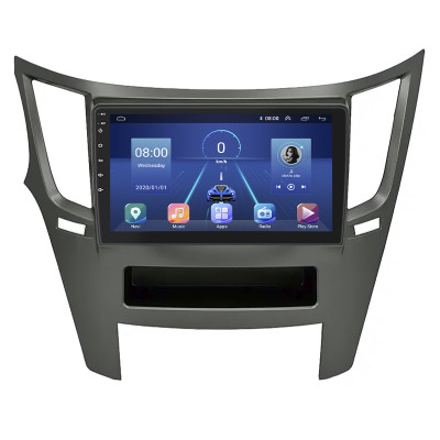 Штатная магнитола Lesko для Subaru Legacy V Рестайлинг 2012-2014 экран 9" 4/64Gb 4G Wi-Fi GPS Top