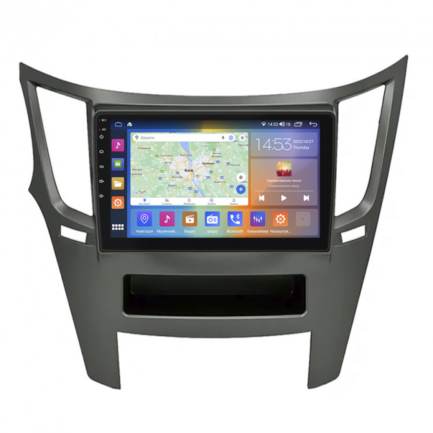 Штатная магнитола Lesko для Subaru Outback IV Рестайлинг 2012-2014 экран 9" 2/32Gb CarPlay 4G Wi-Fi GPS Prime