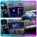 Штатная магнитола Lesko для Subaru WRX I 2014-2017 экран 9" 4/64Gb 4G Wi-Fi GPS Top