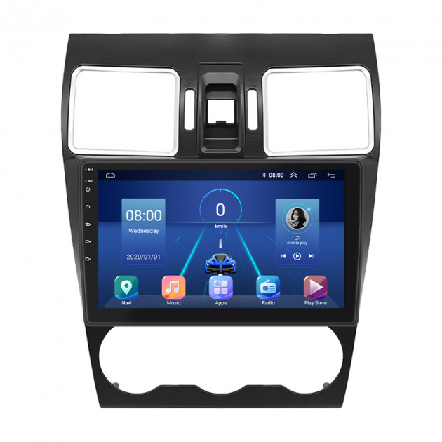 Штатная магнитола Lesko для Subaru XV I 2011-2016 экран 9" 6/128Gb 4G Wi-Fi GPS Top