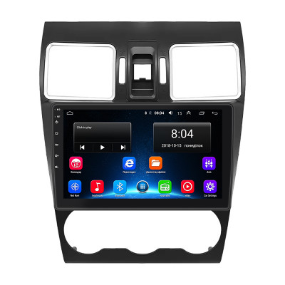 Штатная магнитола Lesko для Subaru XV I Рестайлинг 2015-2017 экран 9" 2/32Gb Wi-Fi GPS Base