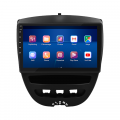 Штатная магнитола Lesko для Toyota Aygo I Рестайлинг 2 2012-2014 экран 10" 4/64Gb 4G Wi-Fi GPS Top