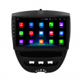 Штатная магнитола Lesko для Toyota Aygo I Рестайлинг 2009-2012 экран 10" 2/32Gb Wi-Fi GPS Base