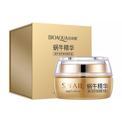 Крем для лица с муцином улитки BIOAQUA Snail Repair&Brithening 50 г.