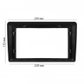 Переходная рамка Mercedes universal C-Class W203 2000-2004/W209 2002-2006/W463 98-06/W639 03-06 (BE 041N) 9" Black