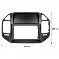 Переходная рамка Mitsubishi Pajero 1999-2006 (6750) 9"