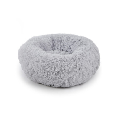 Лежак пуфик для котов собак круглый 552201 M Grey