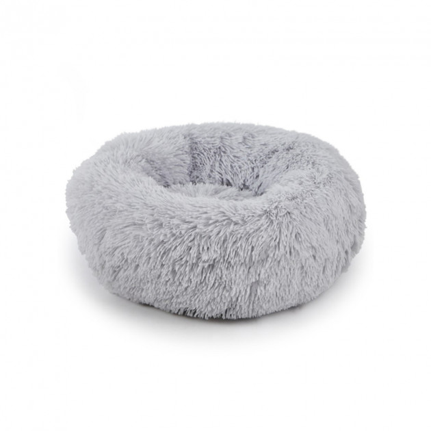 Лежак пуфик для котов собак круглый 552201 M Grey