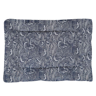 Лежак для домашнего животного для котов и собак Taotaopets 563301 Blue Waves S