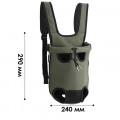 Рюкзак- кенгуру для животных A01002-NF Green M