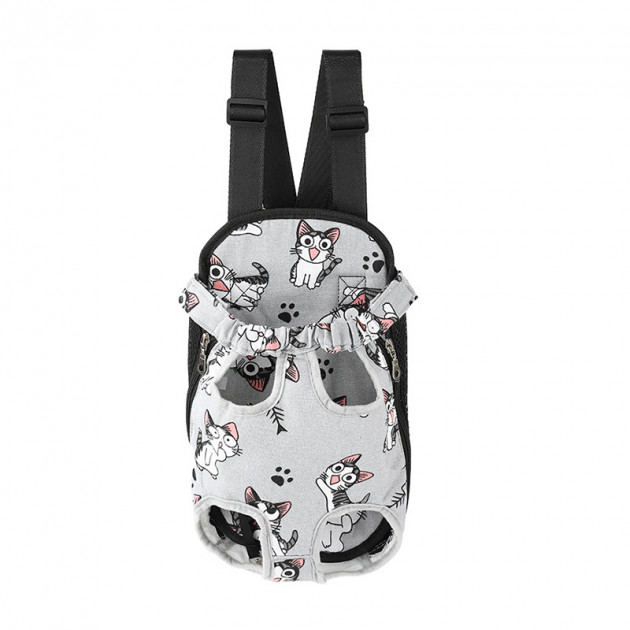 Рюкзак- кенгуру для животных SY210814 Cat Gray M