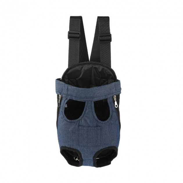 Рюкзак- кенгуру для животных SY210814 Dark Blue с карманом S