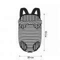 Рюкзак-кенгуру для животных DT834 Strip Black + White M