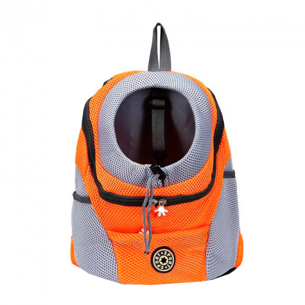 Рюкзак-переноска для кошек и собак Venxius D-07 Orange L