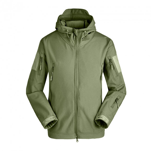 Тактическая куртка Soft Shell A001 Green XL