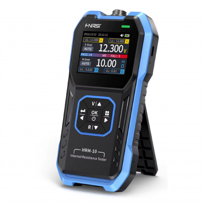 Тестер внутрішнього опору АКБ FNIRSI HRM-10 blue