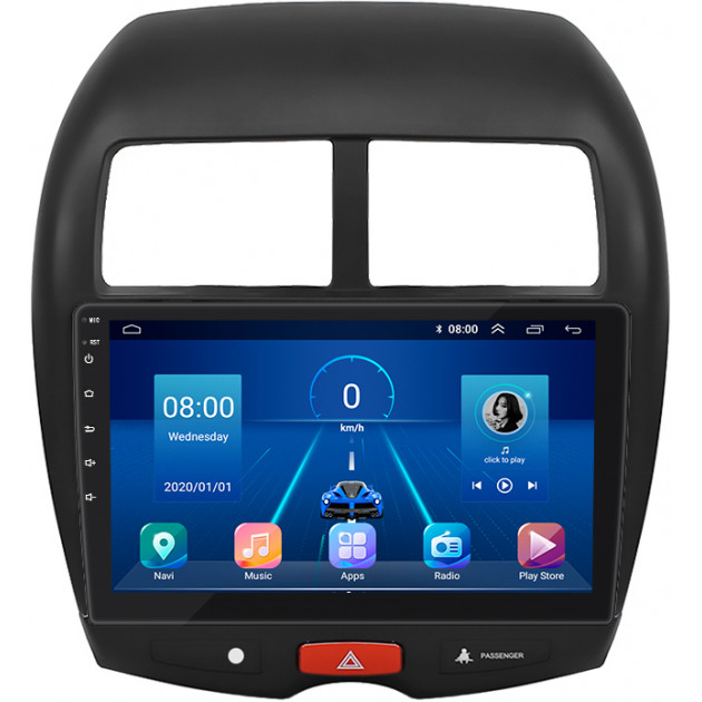 Штатная магнитола Lesko для Citroen C4 Aircross  2012-2017 экран 10" 2/32Gb 4G Wi-Fi GPS Top