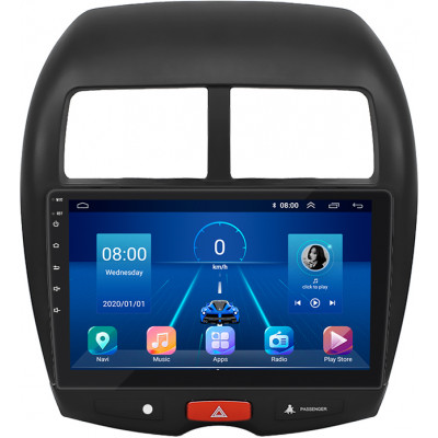 Штатная магнитола Lesko для Citroen C4 Aircross  2012-2017 экран 10" 6/128Gb 4G Wi-Fi GPS Top