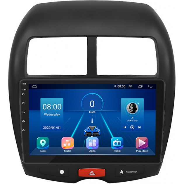 Штатная магнитола Lesko для Citroen C4 Aircross  2012-2017 экран 10" 6/128Gb 4G Wi-Fi GPS Top