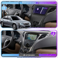 Штатная магнитола Lesko для Hyundai Grandeur V 2011-2014 экран 9" 4/64Gb CarPlay 4G Wi-Fi GPS Prime
