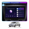 Штатная магнитола Lesko для Volkswagen Golf V Manual AC 2003-2008 экран 10" 1/16Gb Wi-Fi GPS Base