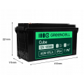Акумулятор Green Cell AGM VRLA 12V 120Ah IP54 не потребує облуговування (термін служби - 5 років)