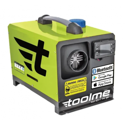 Дизельный автономный обогреватель 9 кВт TOOLME TM188 (230V/12V/24V) управления Bluetooth (Android/ iOS) + пульт ДУ