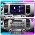 Штатная магнитола Lesko для Kia Magentis II 2005-2008 экран 9" 4/64Gb 4G Wi-Fi GPS Top