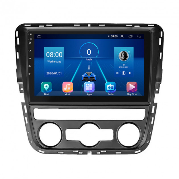 Штатная магнитола Lesko для Volkswagen Passat I / NMS Auto AC 2011-2015 экран 9" 4/32Gb 4G Wi-Fi GPS Top