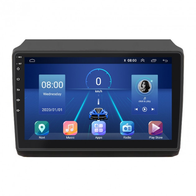 Штатная магнитола Lesko для Citroen Jumper II Рестайлинг 2011-н.в. экран 9" 4/64Gb 4G Wi-Fi GPS Top