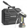Акумуляторна мийка високого тиску Toolme TM280 PRO BRUSHLESS 450 Вт з алюмінієвою помпою, 2 АКБ 21В, піногенератор (Польща)