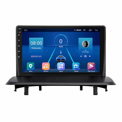 Штатная магнитола Lesko для Peugeot 5008 I ver. 2 2009-2016 экран 9" 4/32Gb 4G Wi-Fi GPS Top