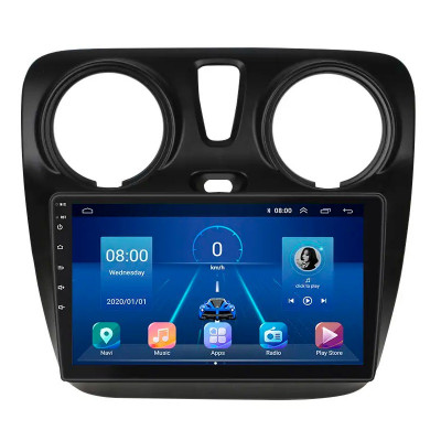 Штатная магнитола Lesko для Renault Sandero II ver 3 2013-2018 экран 9" 2/32Gb 4G Wi-Fi GPS Top