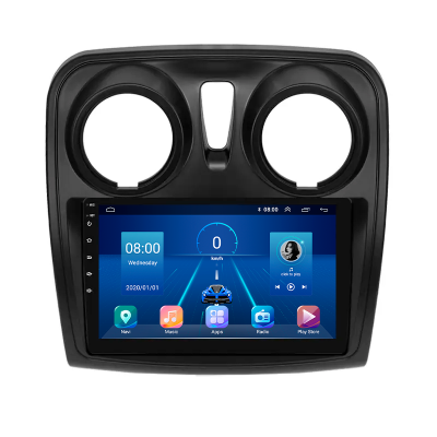 Штатная магнитола Lesko для Dacia Dokker I 2012-2017 экран 9" 2/32Gb Wi-Fi GPS Base