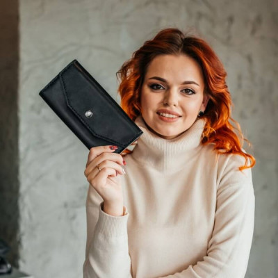 Жіночий гаманець Флоренція чорний