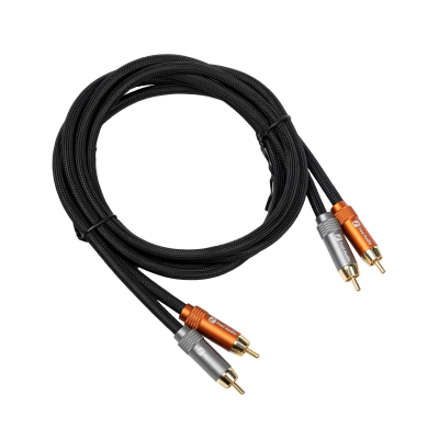 Кабель звуковий Fosi Audio Dual RCA 120см black