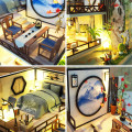 Кукольный дом конструктор DIY House M029-B Bamboo Rhime сборный румбокс