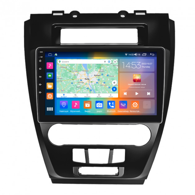 Штатная магнитола Lesko для Ford Fusion I 2002-2005 экран 9" 4/64Gb CarPlay 4G Wi-Fi GPS Prime