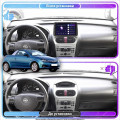 Штатная магнитола Lesko для Opel Tigra B 2004-2009 экран 9" 4/64Gb 4G Wi-Fi GPS Top