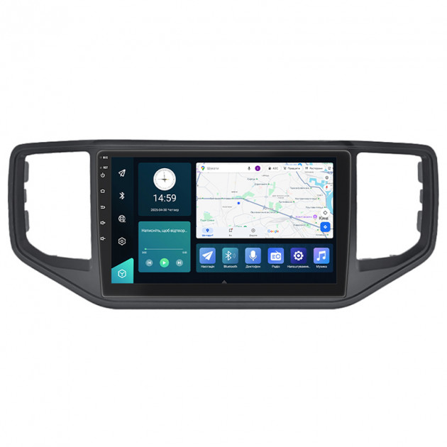 Штатная магнитола Lesko для Volkswagen Amarok I Рестайлинг 2016-2022 экран 9" 6/128Gb 4G Wi-Fi GPS Top