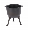 Туристичний чавунний казан 11 л Garden Line на 3 ніжках з кришкою та ручкою для перенесення (Польща)