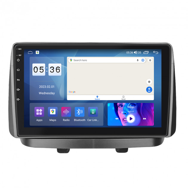 Штатная магнитола Lesko для Fiat Doblo I 2000-2005 экран 10" 2/32Gb CarPlay 4G Wi-Fi GPS Prime