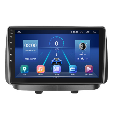 Штатная магнитола Lesko для Fiat Doblo I 2000-2005 экран 10" 2/32Gb 4G Wi-Fi GPS Top